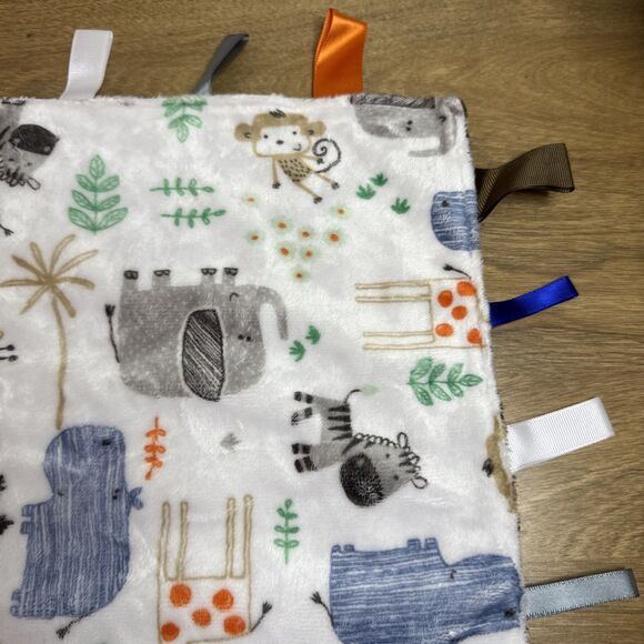 Lot 2 Carters Sloth Lovey Taggie Blankie Security Plush Baby Toy infant crib - Picture 9 of 13